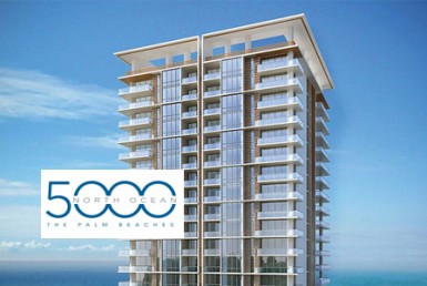 5000 North Ocean Residences Building with Logo Overlay