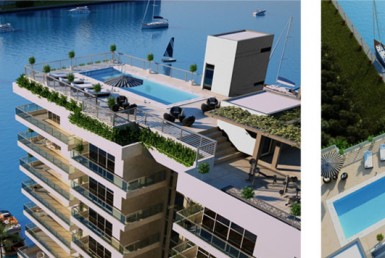 Harbour Park Bay Harbor Condos Skyline view