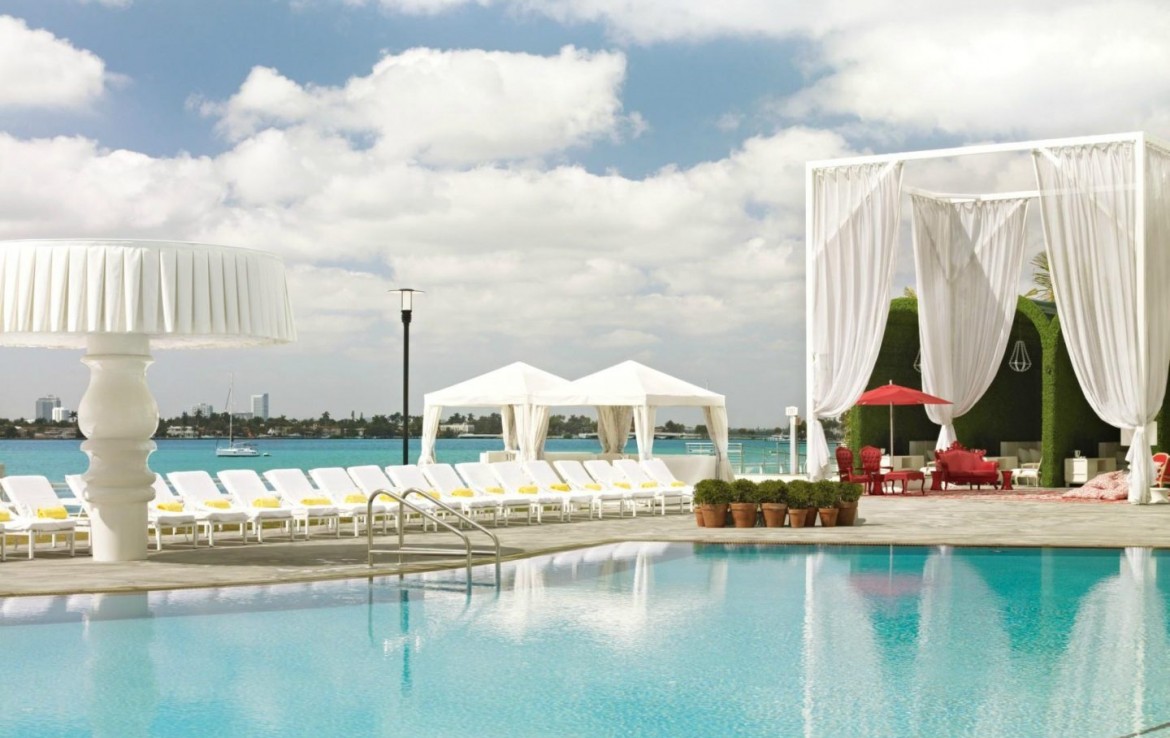 Mondrian South Beach Condos Swimming Pool Area