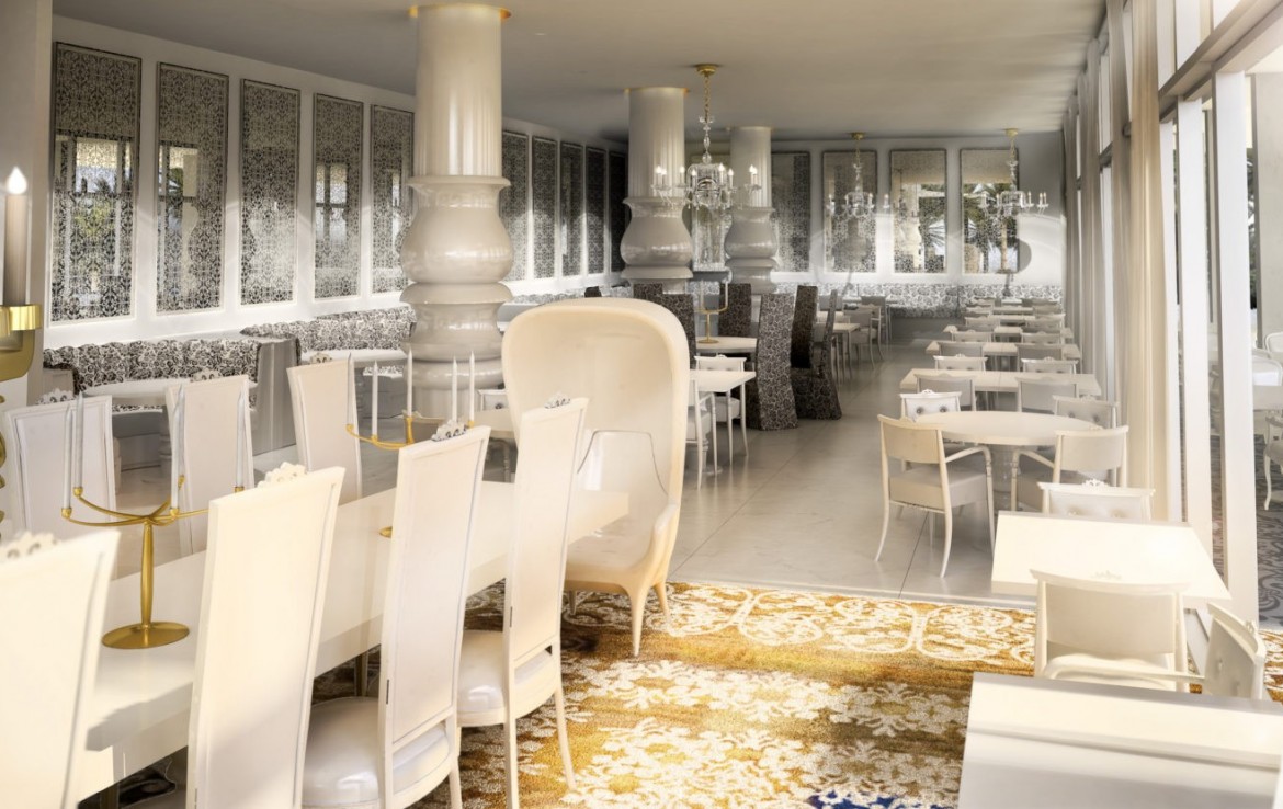 Mondrian South Beach Condos Interior Area