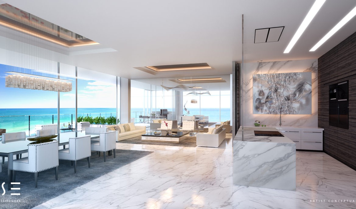 Muse Sunny Isles Beach Condos Interior Area