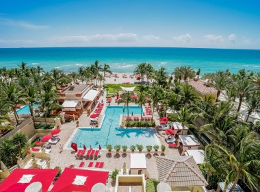 Residences at Acqualina Sunny Isles Beach Condos Swimming Pool Area