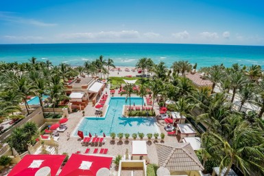 Residences at Acqualina Sunny Isles Beach Condos Swimming Pool Area