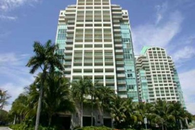 Ritz Carlton Coconut Grove Condos Building Exterior View