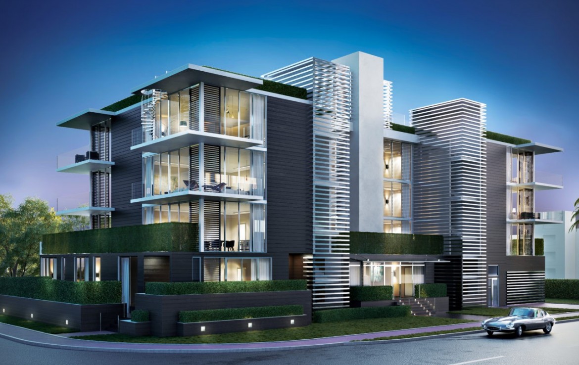 1414 West Beach Beach Condos Building Exterior View