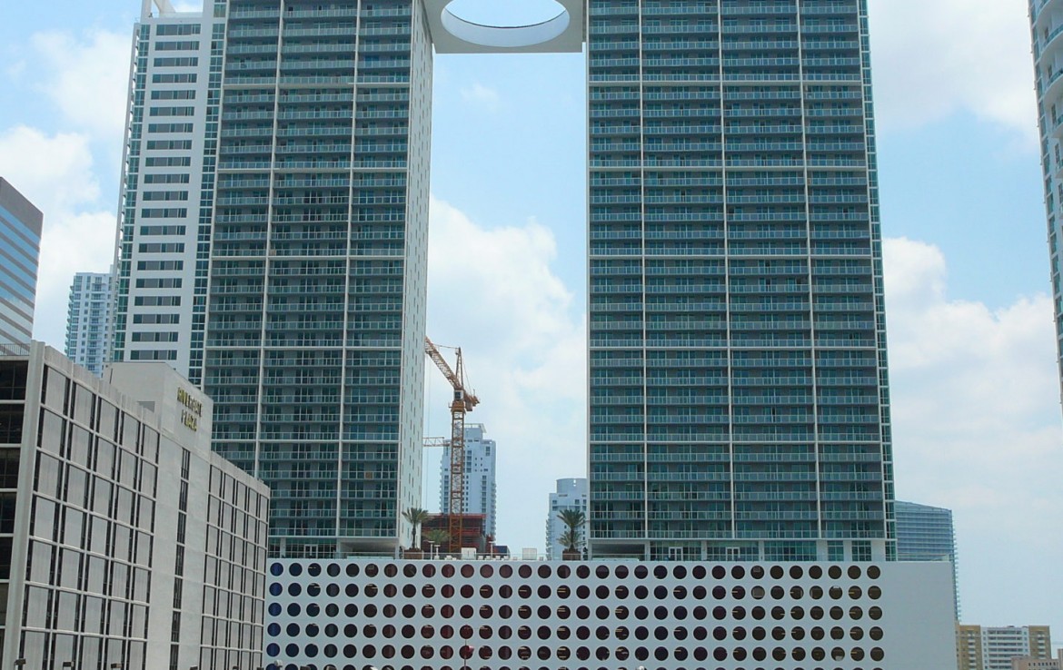500 Brickell Condos Building Exterior View
