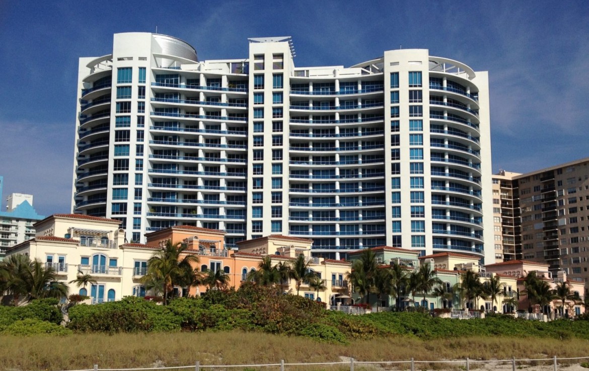 Bath Club Condos Front View