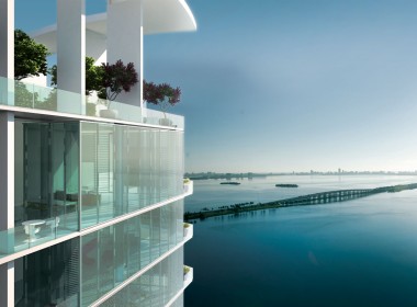 Biscayne Beach Condos Exterior Balcony View