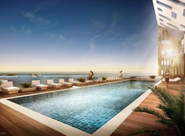 Brickell House Condos Swimming Pool Area