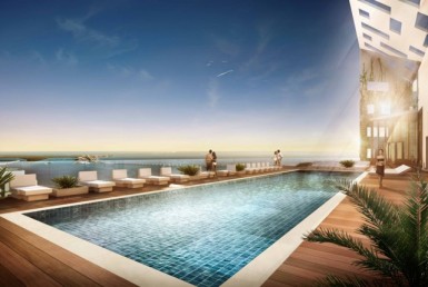 Brickell House Condos Swimming Pool Area