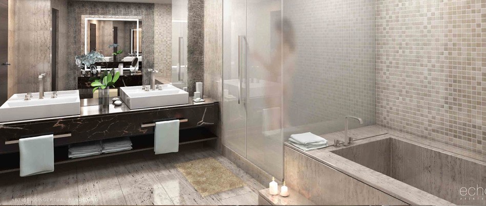 ECHO Aventura0 Condos Bath Room
