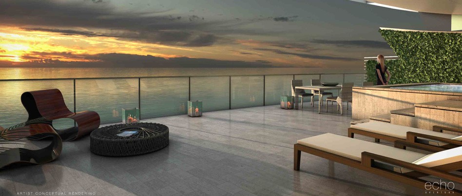 ECHO Aventura3 Condos Balcony