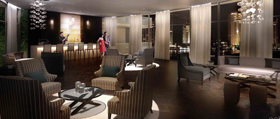 ECHO Aventura Condos Living Area