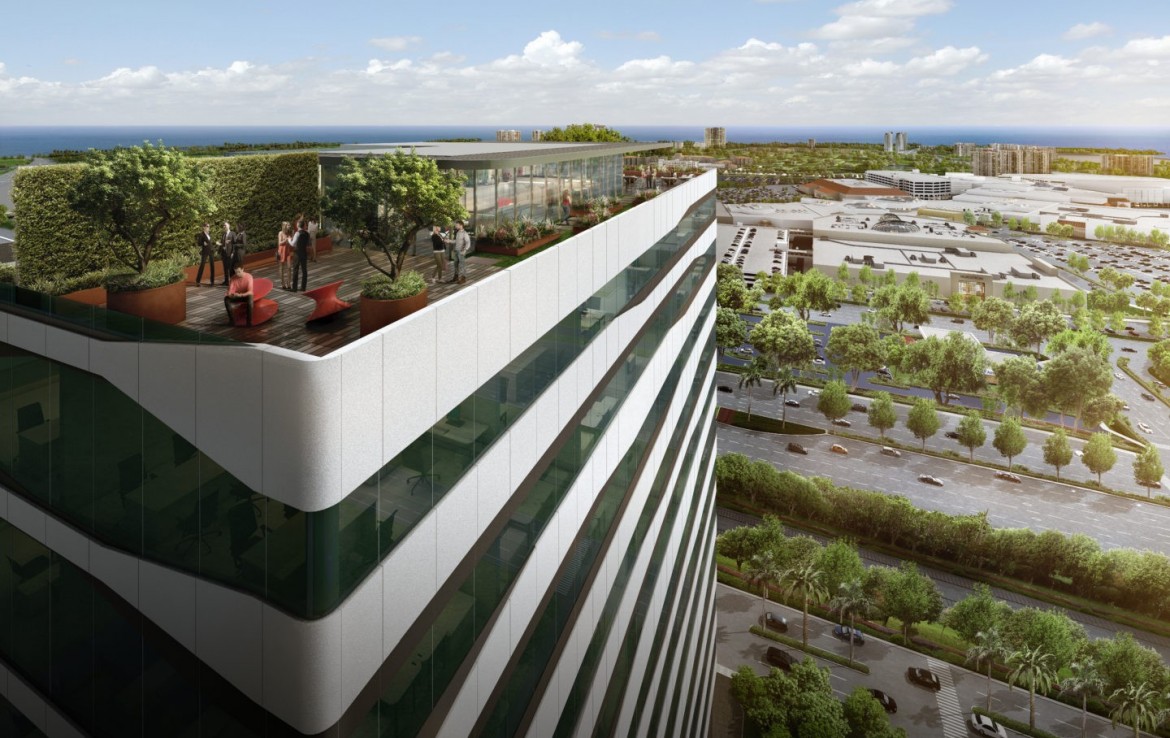 Forum Aventura Condos Skyline view