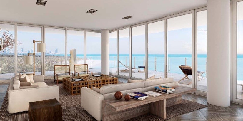 Oceana Key Biscayne Condos Living Area