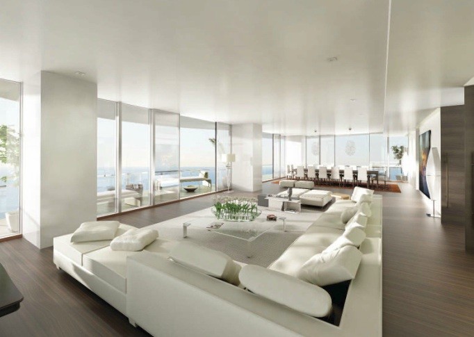 Regalia Sunny Isles Beach Condos Living Area