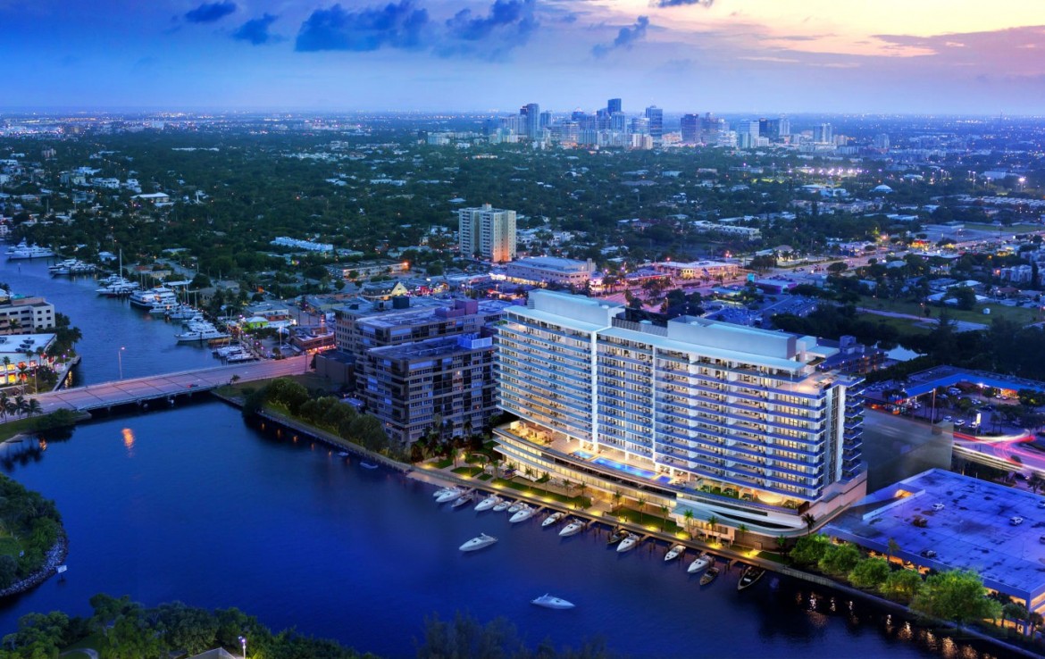 Riva Ft.Lauderdale Condos Skyline View