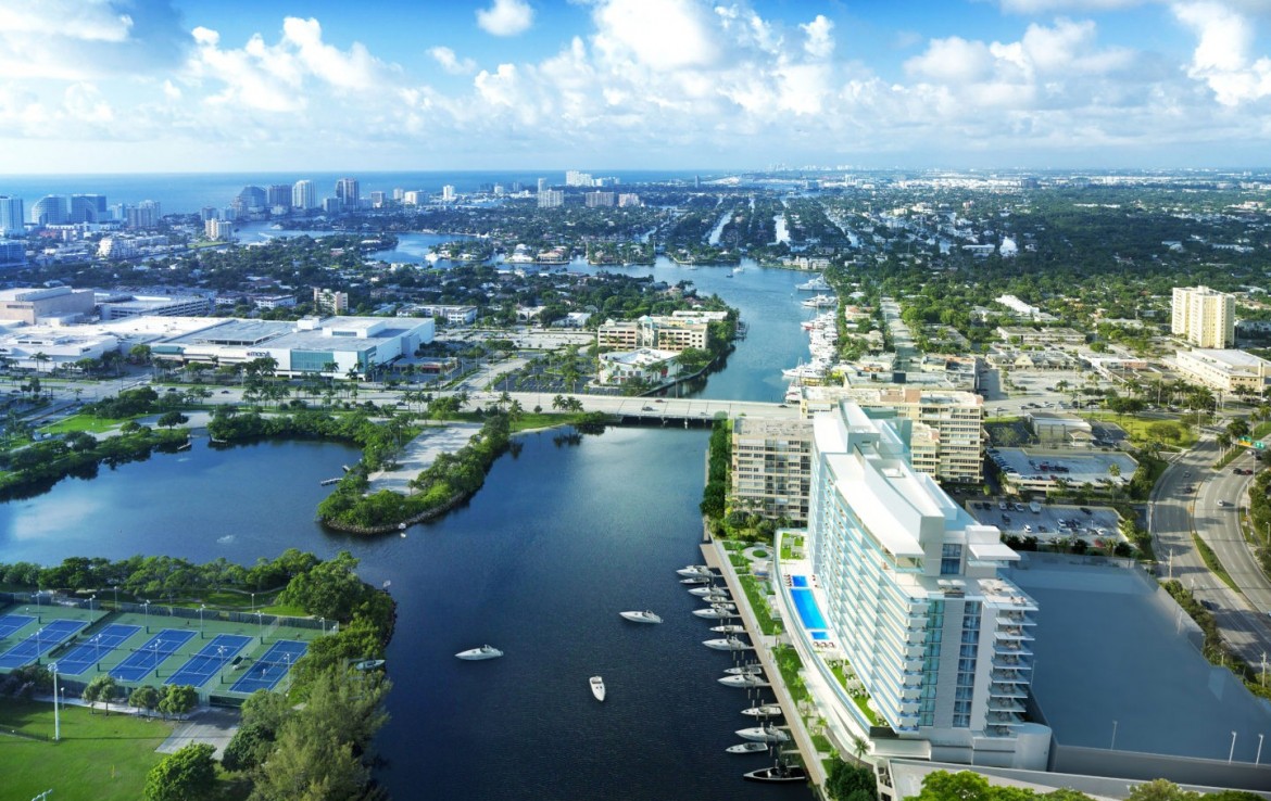 Riva Ft.Lauderdale Condos Skyline View