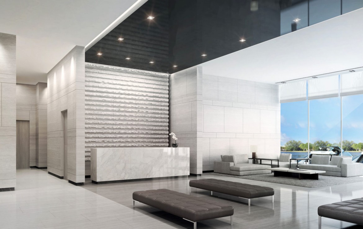 Riva Ft.Lauderdale Condos Living Area