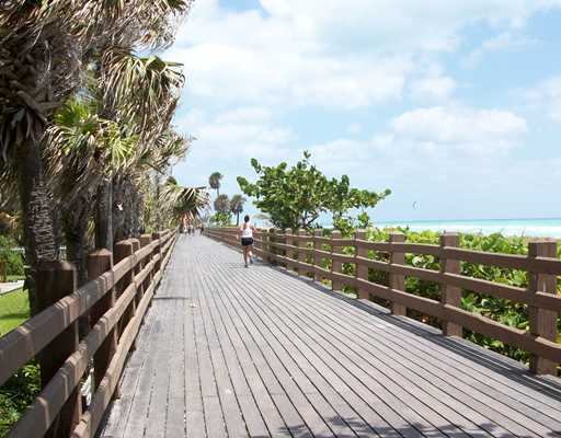Roney Palace Beach Condos Garden Area