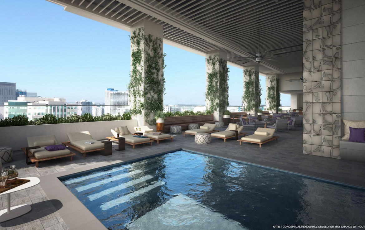 Rendering of Yotelpad Condos