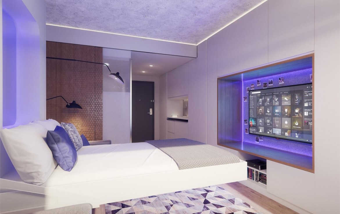 Rendering of Yotelpad Condos